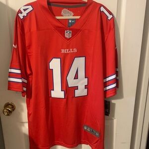 Nike Red and White Men's Jersey
